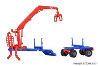 Kibri 12251 - Spur H0 DOLL Langholzaufbau mit Nachläufer