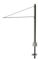 Sommerfeldt HO 123 Moderner Straßenbahnmast mit Doppelausleger, 5 Stück