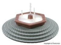 Viessmann 1316 - Spur HO Mehrstrahliger Zierbrunnen mit LED-Beleuchtung