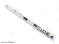 Railroad24 4208 - Waggonbeleuchtung 145 mm warmweiß mit Decoder