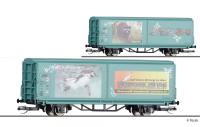 Tillig 14851 - Spur TT START-Schiebewandwagen Hbis-tt „Mein Zoo“