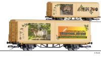 Tillig 14855 - Spur TT START-Schiebewandwagen Hbis-tt, Mein Zoo, Ep.VI