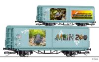 Tillig 14858 - Spur TT Schiebewandwagen Hbis-tt, Mein Zoo