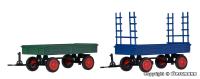 Kibri 15702 - Spur H0 FENDT Gummiradwagen, 2 Stück