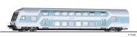 Tillig 16802 - Spur TT Doppelstock-Steuerwagen DBbzf 761, 2. Klasse, DBAGSpur TT