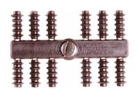 Sommerfeldt 851 Spur O Rillen-Isolator, braun 4,5 x 9,6 mm (24 Stück)