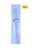 Sommerfeldt 1777 - Spur HO/HOm Fahrdraht verkupfert 0,7 x 340 mm Click (5 Stück)