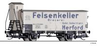 Tillig 17924 - Spur TT Kühlwagen „Felsenkeller Brauerei Herford“, eingestellt bei der DRG