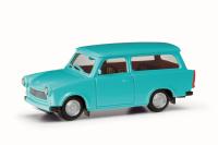 Herpa 020770-007 - Trabant 601 Universal, pastelltürkis