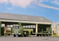 Kibri 18024 - Spur HO Bundeswehr MAN mit Tiefladeauflieger