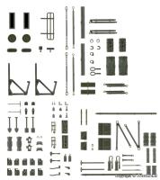 Kibri 18032 - Spur HO Bundeswehr Zurüstsatz für Einsatzfahrzeuge