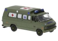 Brekina 18312 Spur HO  Dodge B200 US Army 1975