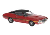 Brekina 18326 - Spur HO Ford Gran Torino Sport 1969 rot/schwarz