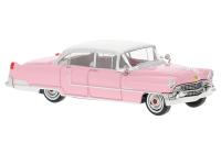 Brekina 18350 - Spur HO Cadillac Fleetwood 1955 pink/weiß