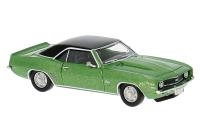 Brekina 18379 - Spur HOChevrolet Camaro ´69 in met, grün/schwarz