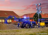 Kibri 18455 - Spur HO THW ZETTELMEYER Radlader ZL1801 mit beleuchtetem Arbeitsscheinwerfer-ersetzt 48455