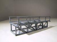 Hack K12 HO Unterzug-Kastenbrücke, 12cm, 1-gleisig