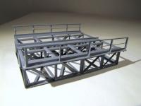 Hack K12-2 HO Unterzug-Kastenbrücke, 12cm, 2-gleisig