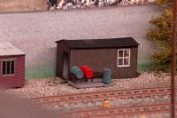 Hoswood 19048 - Bahngebäude extra schmal, Holz