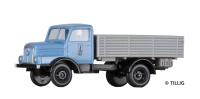 Tillig 19075 - Spur TT LKW H3A Hochbordpritsche / Plane 'VEB Leuna-Werke', mit Beladung
