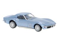Brekina 19990 - Spur HO Chevrolet Corvette C3, blau 1967