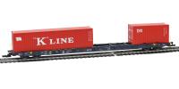 Igra Modell 96010086 - Spur HO Containertragwagen Sggnss-XLs, AITX, CAI, K-LINE