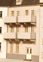 Joswood 21019 HO Anbau Stadthaus Balkone, Set