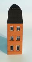 Joswood 21024 HO Stadthaus 30°, Ziegel