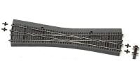 Roco 42591 HO RocoLine mit Bettung, Einfache Kreuzungsweiche EKW10, 10'