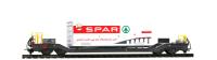 Bemo 2289118 - Spur HOm RhB Sb-v 7728 mit Container "Spar Berge" 125 A