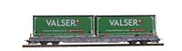 Bemo 2291175 -  Spur HOm RhB R-w 8385 Tragwagen mit Wechselpritsche "Valser"