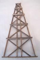 Hack HP350 - Holzstütze 350mm hoch, braun