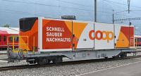 Bemo 2292115 - Spur HOm  RhB Sb 65615 Klimacontainerwagen "Coop"