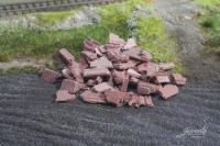 Juweela 21212 - Bauschutt / Trümmer ziegelrot