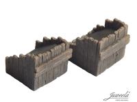 Juweela 21265 - Prellbock Holz  Inhalt 6 Stk