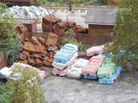 Juweela 28183 -  Schrottautos DDR bunt Inhalt 12 Stk