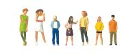 Preiser 10698 Spur H0 Figuren-Set Stehende Jugendliche