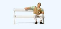 Preiser 28274 - Spur HO Mann auf Parkbank