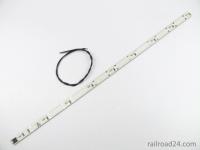 Railroad24 4880 - 20x Waggonbeleuchtung 285mm warmweiß XXL