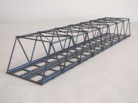 Hack K72-2 - Kastenbrücke 72 cm, 2-gleisig, grau