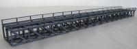 Hack KT60-2 - Unterzug-Kastenbrücke, 60 cm, 2-gleisig, grau