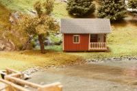 Joswood 25008 - Gartenhaus mit Veranda schwedisch (rot)