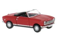 Brekina 29175 - Spur H0 Peugeot 204 Cabriolet, rot,  1967