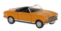 Brekina 29181 - Sput HO Peugeot 204 Cabriolet in orange