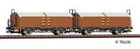 Tillig 01034 - Spur TT Güterwagenset, Schiebedachwagen Utz/Tms, CSD
