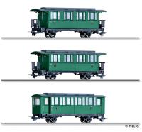 Tillig 01176 -  Spur HOm Set Personenwagen, Museumsbahn