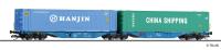 Tillig 18066 - Spur TT Containertragwagen Sggmrs, Rail Re Lease B.V. NL