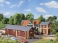 Auhagen 11435  - Spur HO Bahnhof Steinbach mit Wasserhaus