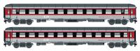LS Models 98018N - Spur N 2er Set Liegewagen Bvcmz + Bvcmbz Wagon Service, Ep.VI