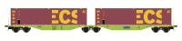 Mehano 30047 - Spur HO Containerwagen Sggmrss’90 GATX, Ep.VI